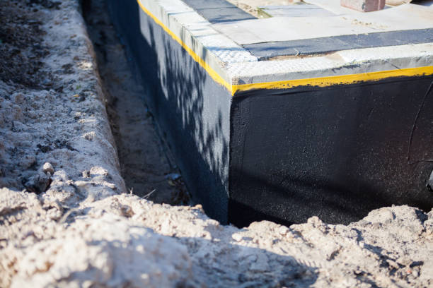 SJ Waterproofing Pros completing home waterproofing near Uniondale, IN